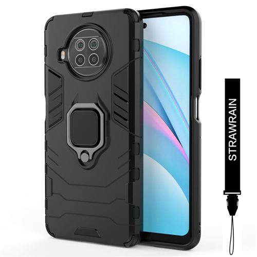 Coque Etui Pour Xiaomi Mi 10T Lite Antichoc Armor Avec Support Magnétique - Noir