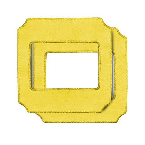 Lot de 2 lingettes de remplacement jaune pour le robot lave-vitres connecté