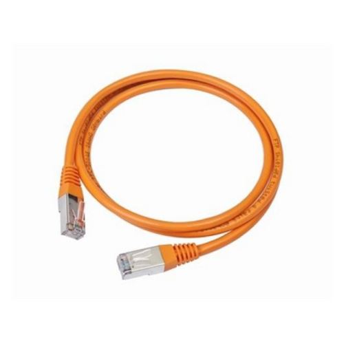 Câble Catégorie 5 UTP iggual IGG310786 1 m Orange