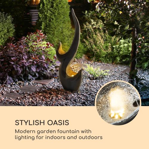 Blumfeldt Lemuria Fontaine D Ef Bf Bdcorative De Jardin Avec Cascade Blumfeldt Arcadia Fontaine Decorative De Jardin Avec Eclairage Led Pompe 10w Polyresine Design Roche