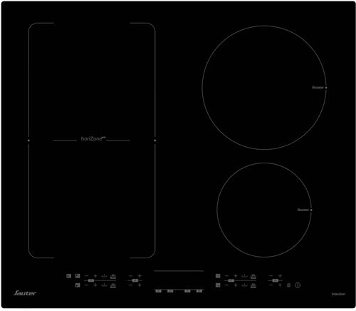 table de cuisson induction 60cm 4 feux 7200w noir - spi1106b