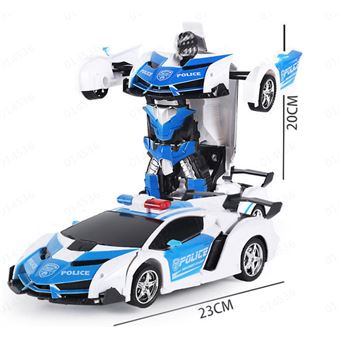 10€ sur 1:18 Transformers Voiture télécommandée électrique télécommandée à  Grande Vitesse Voiture RC Robots Jouets pour Cadeaux Enfants-blanc - Voiture  télécommandée - Achat & prix