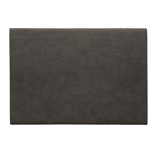 Set de table cuir vegan gris foncé