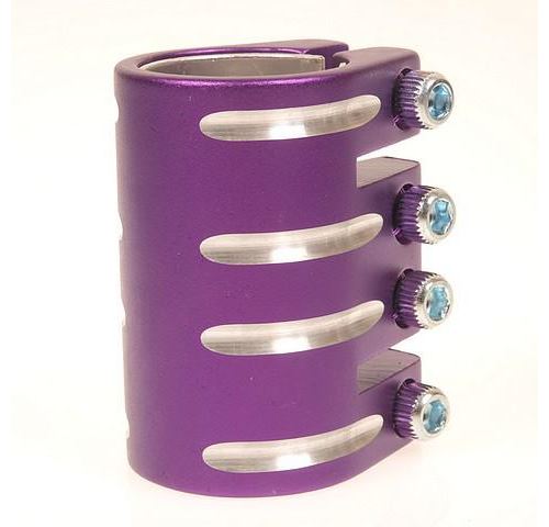 Collier de serrage trottinette Blazer pro Collier 4 vis shim violet Violet taille : UNI réf : 10811