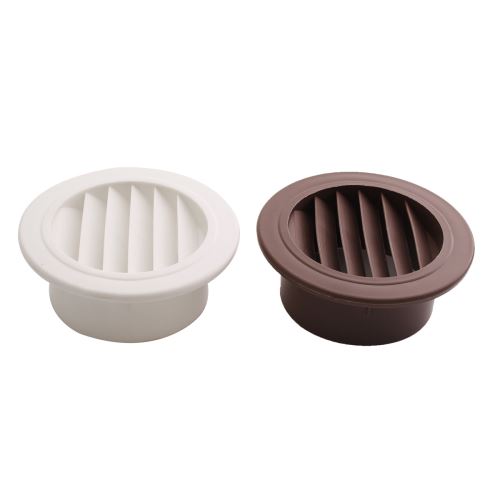 AVANC Grille d'aération Air Evacuation Ventilation Diamètre 100mm BLANC