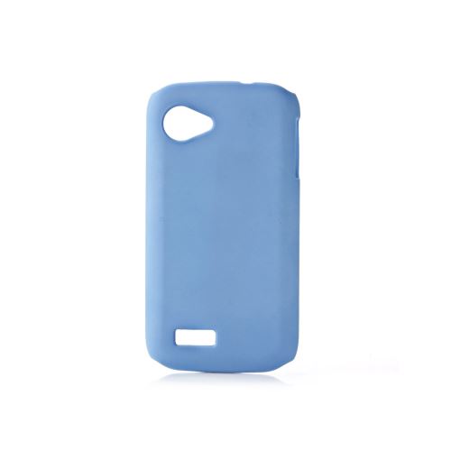 Coque rigide bleue clair toucher gomme pour Wiko Cink Slim