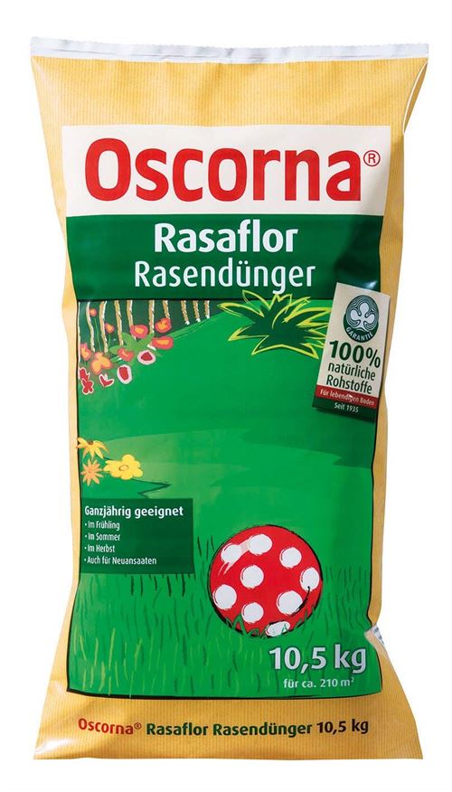 Oscorna Rasaflor Engrais pour gazon 10,5 kg