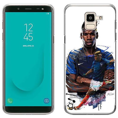Coque pour Samsung Galaxy J6 -  Football France Pogba Dessin