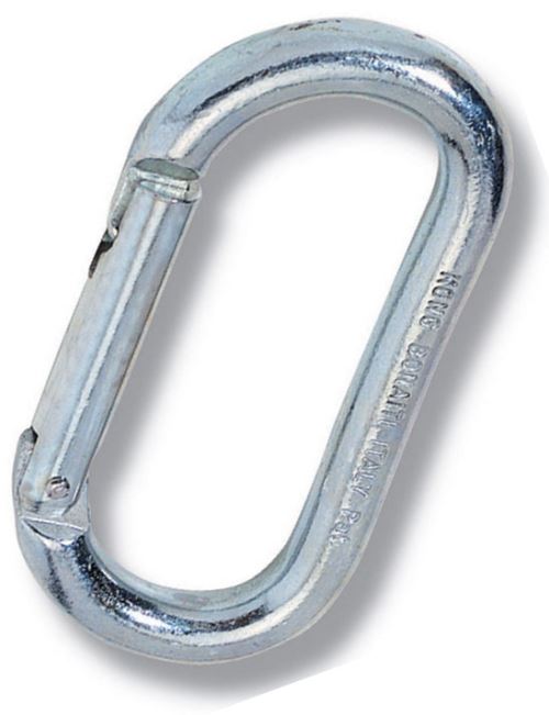 Mousqueton Oval Keylock acier