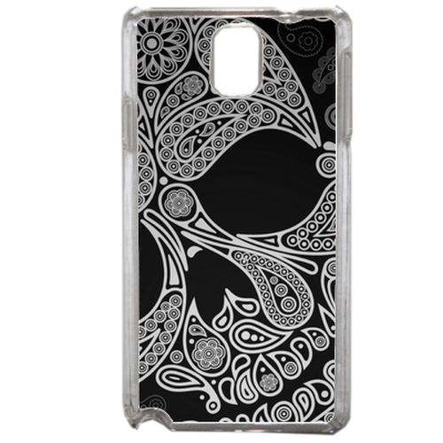 Coque Skull Barroque Compatible Samsung Galaxy Note3 Transparent