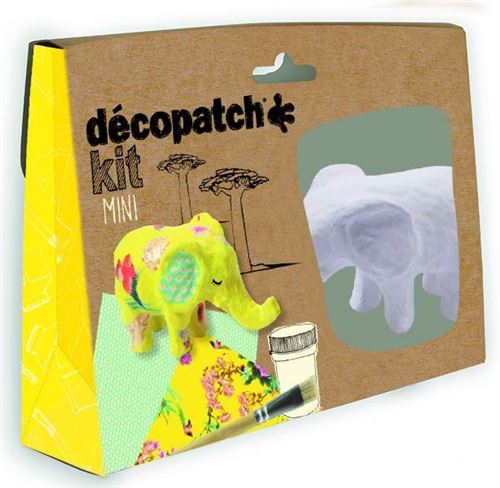 Mini Kit Décopatch - Éléphant