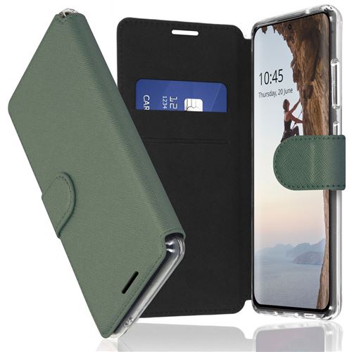 Étui de téléphone portefeuilXtreme Wallet Samsung Galaxy S22 Ultra - Vert clair Accezz