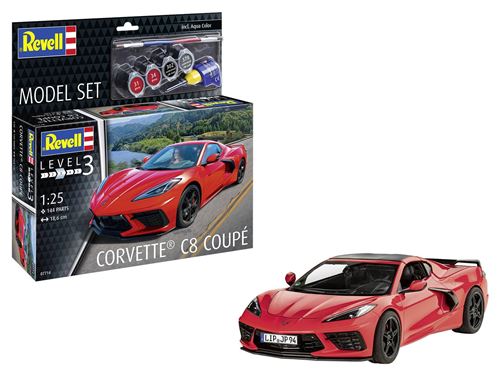 Revell Maquette Corvette C8 Coupé Model Set - Image 3