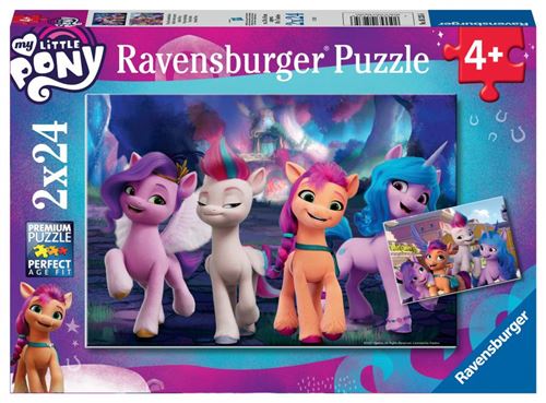 Ravensburger - Puzzle enfant My Little Pony (film) - 2 x 24 pièces