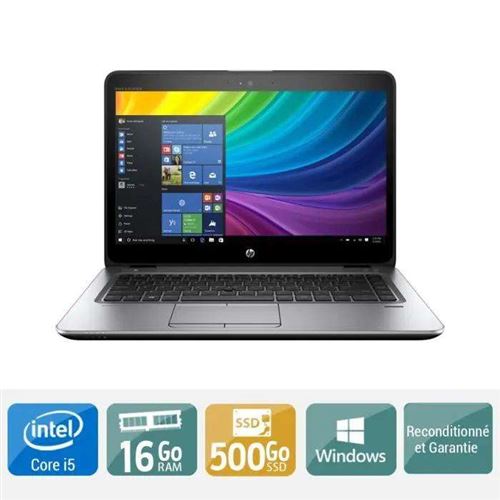 PC Portable HP EliteBook 840 G3 stockage 16 Go RAM 16 Go