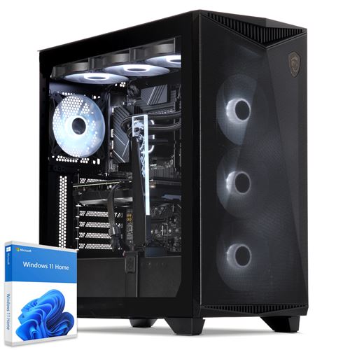 Non Communiqué Noir Sedatech Pc Gamer Advanced Watercooling Atx Argb • Intel I5-12400F • Rtx5060ti • 32Go Ddr5 • 2To Ssd M.2 • Windows 11