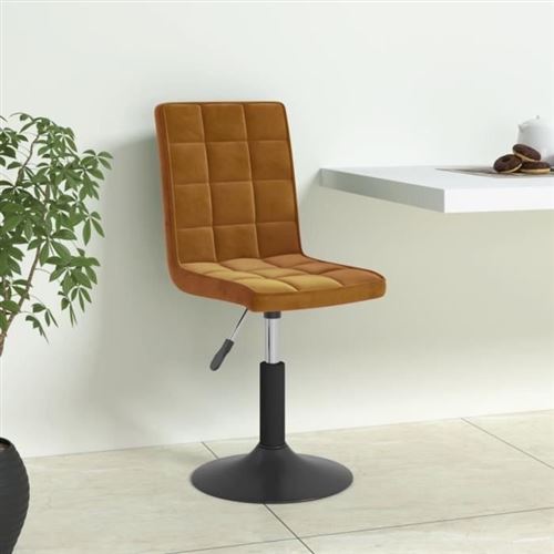 Lot de 6 chaise vidaxl interieur non empilable non pliable H. 102.5 cm en plastique marron