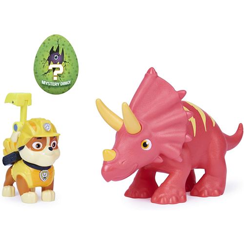 Figurine-Spin Master 6060179/20129713 - Paw Patrol Dino Rescue Rubble et Dinosaure