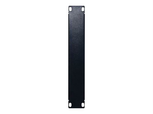 LogiLink Blank Panel - Panneau d'obturation pour rack - noir, RAL 9005 - 1U - 10