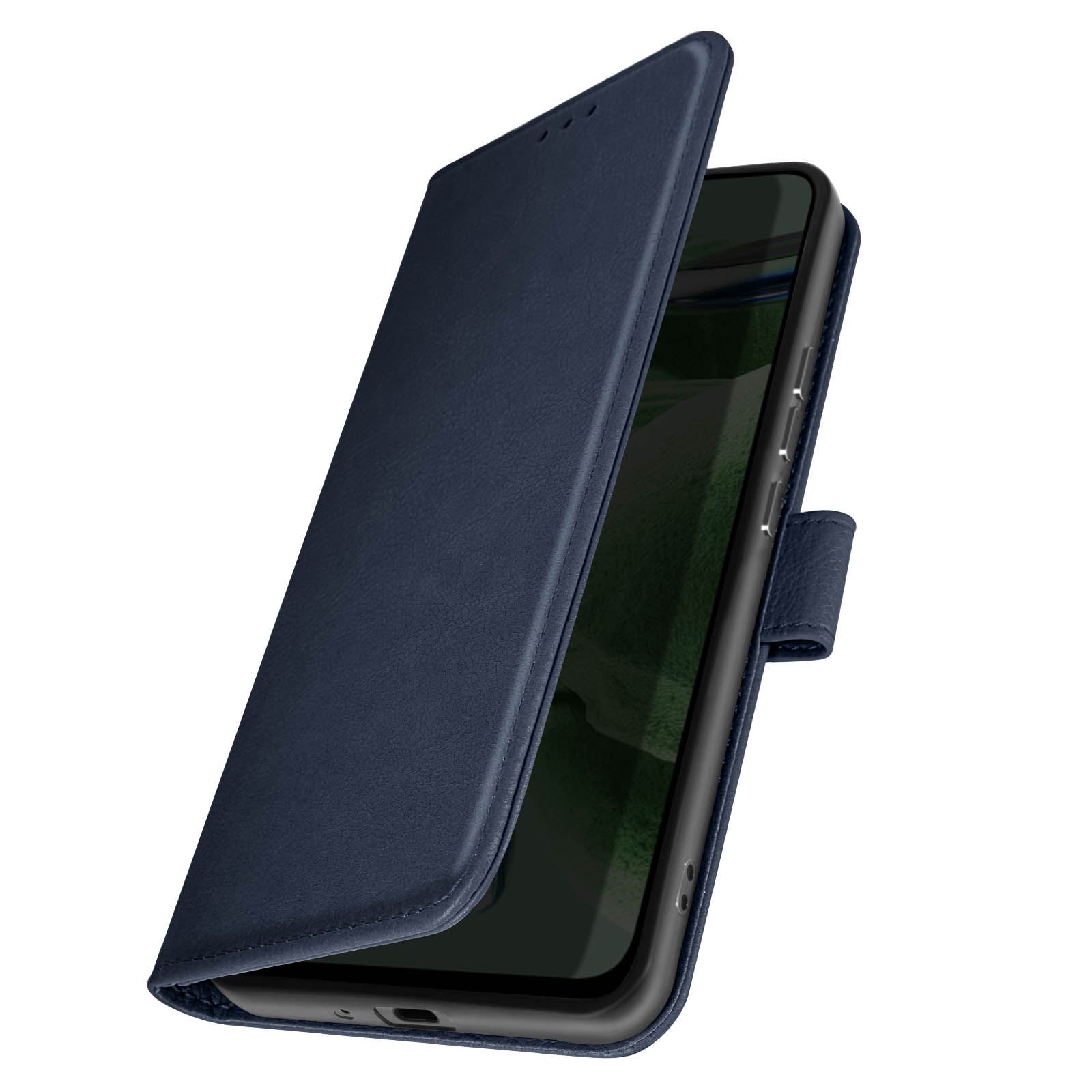 Étui Portefeuille Magnétique Pour Oppo A9 2020 - Bleu Nuit, Porte-cartes, Support Vidéo