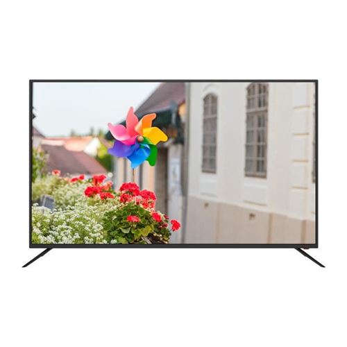 Continental Edison LE-50N3 - Classe de diagonale 50 TV LCD rétro-éclairée par LED - 4K UHD (2160p) 3840 x 2160 - HDR - LED à éclairage direct - noir