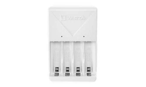 Varta Easy Charger - 4,5 h chargeur de batteries - (pour 2/4xAA/AAA) + batterie 4 x type AA - NiMH - 2100 mAh (Europlug)