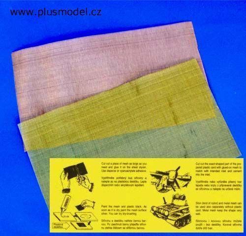 Plus model Grille Couvercles Ventilation Gitternetz-Grob en Nylon pour 1:72 & 87 - Image 3
