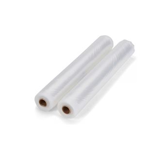 Lot de 2 rouleaux 28cmx300cm pour appareil à emballage sous vide Livoo DOM505