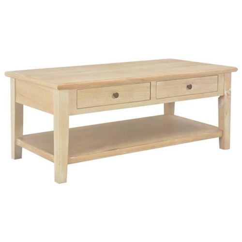 vidaXL Table basse 100 x 50 x 40 cm Bois