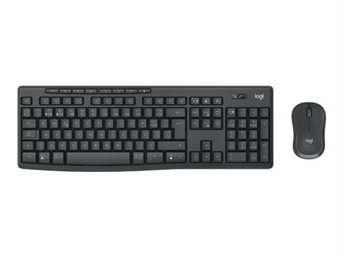 Logitech MK370 Combo for Business - Ensemble clavier et souris - sans fil - Bluetooth LE - QWERTY - Portugais - graphite