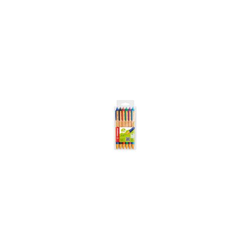 Stabilo Stylo &agrave; bille r&eacute;tractable pointball, &eacute;tui plastique - Lot de 2