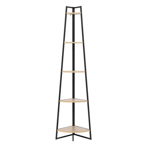 Non Communiqué Beige Etagère D'angle 5 Niveaux Bois Et Métal Aliaj 5Five