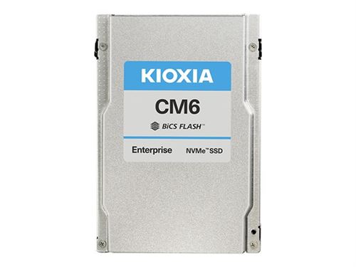 KIOXIA CM6-R Series KCM61RUL15T3 - SSD - Read Intensive - 15360 GB - intern - 2.5 - PCIe 4.0 (NVMe)