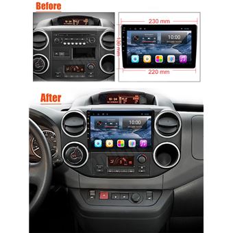 Autoradio Multimédia RoverOne Android 10 2Go RAM 32Go ROM pour Citroen  Berlingo C2 C3 Peugeot Partner - Autoradio - Achat & prix