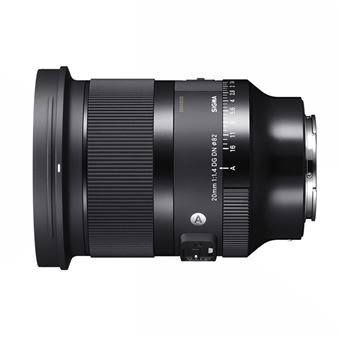 Objectif hybride Sigma 20mm f/1.4 DG DN Art noir pour Sony FE