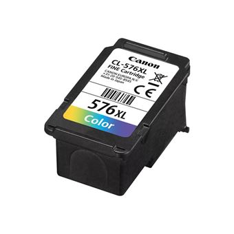 Canon CL-576XL - 12.6 ml - à rendement élevé - couleur (cyan, magenta, jaune) - original - cartouche d'encre - pour PIXMA TR4750i, TR4751i, TS3550i, TS3551i