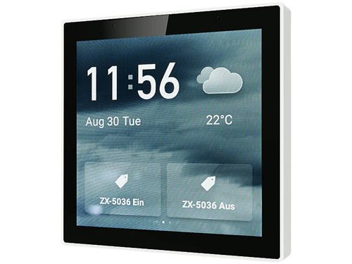 Luminea Home Control : Ecran de contrôle tactile connecté avec passerelle ZigBee pour appareils ELESION