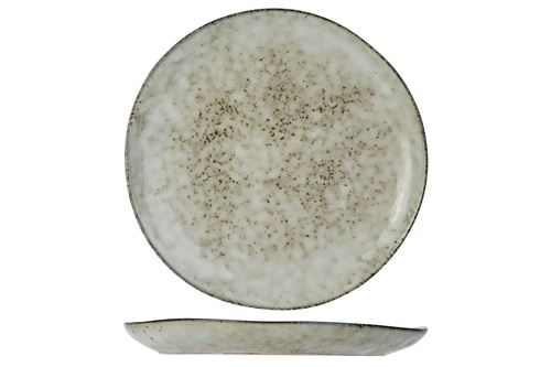 C&T Verdastro-Green - Assiette plate - Céramique - D27,5cm - (lot de 6)