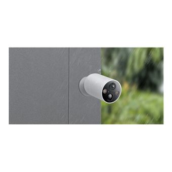 Tapo TC85 V1 - Caméra de surveillance réseau - extérieur, intérieur - anti-poussière/résistant aux intempéries - couleur (Jour et nuit) - 4 MP - 2560 x 1440 - 2K - Focale fixe - audio - Wi-Fi - 2.4GHz radio - H.264