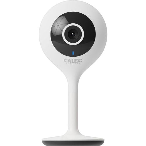 Caméra De Surveillance Calex Smart Security 429260 Intérieur Sans Fil Wi-Fi Alexa Nocturne Étanche Blanc