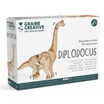 Maquette 3D mécanique Diplodocus 21 cm