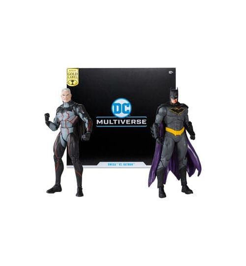 Non Communiqué Coffret Figurines Dc Comics Multiverse Omega Et Batman Gold Label 18 Cm Mcfarlane Toys