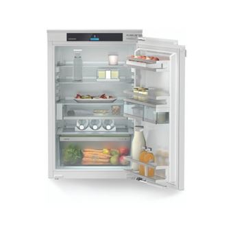 Refrigerateur integrable tout utile 136 L niche 88 cm. Tiroir EasyFresh conservez les fruits et legumes jusqu''a 2x plus longtemps. Interieur verre et inox, eclairage LED, electronique digitale tactile et intuitive couleur. Charnieres autoporteuses.