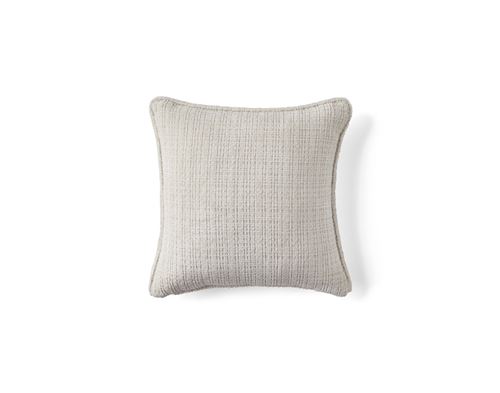 Non Communiqué Beige Miro - Coussin - En Velours Texturé - 40X40 Cm