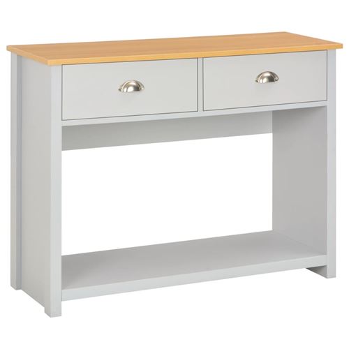 vidaXL Table console Gris 97 x 35 x 76 cm