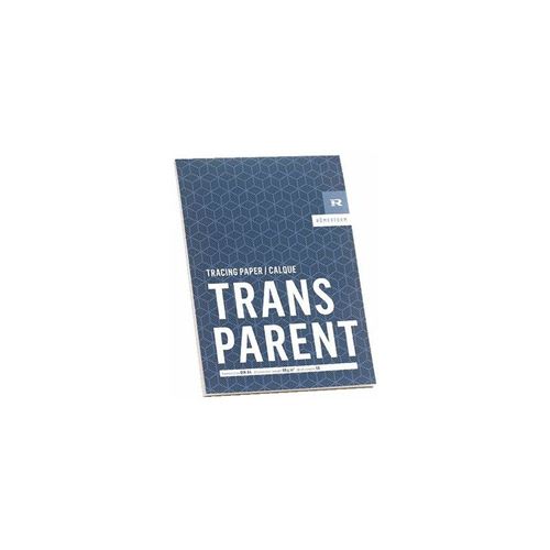 RÖMERTURM Bloc papier calque 'TRANSPARENT', A3, 50 feuilles