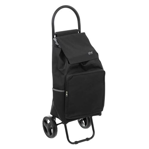 FIVE Simply Smart - Chariot de Marché "Nomade" 95cm Noir