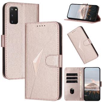 Coque pour ZURSANA Samsung Galaxy S20 FE Étui De Téléphone Cuir PU Premium Avec Couvercle de Protection Flip Slots de Cartes - Rose - 1