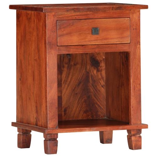 Vidaxl Table De Chevet 40 X 30 X 50 Cm Bois D'acacia Massif - Image 2