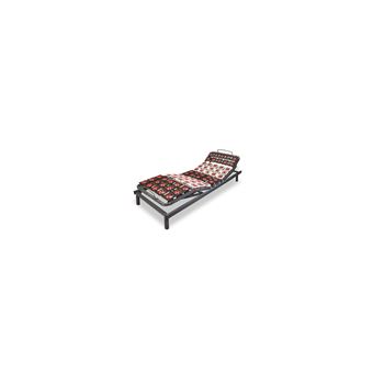 Sommier électrique Relaxation NAFURI - 2x80x200 Cm - 130 Plots - 5 Plans Couchage - Moteurs OKIN - Inclinaison Tête/pieds